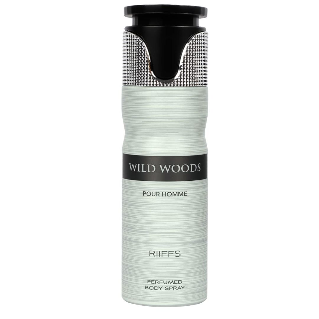RiiFFS Wild Woods Premium Deodorant, Fresh & Soothing Fragrance, Long Lasting Body Spray For Men, 200m