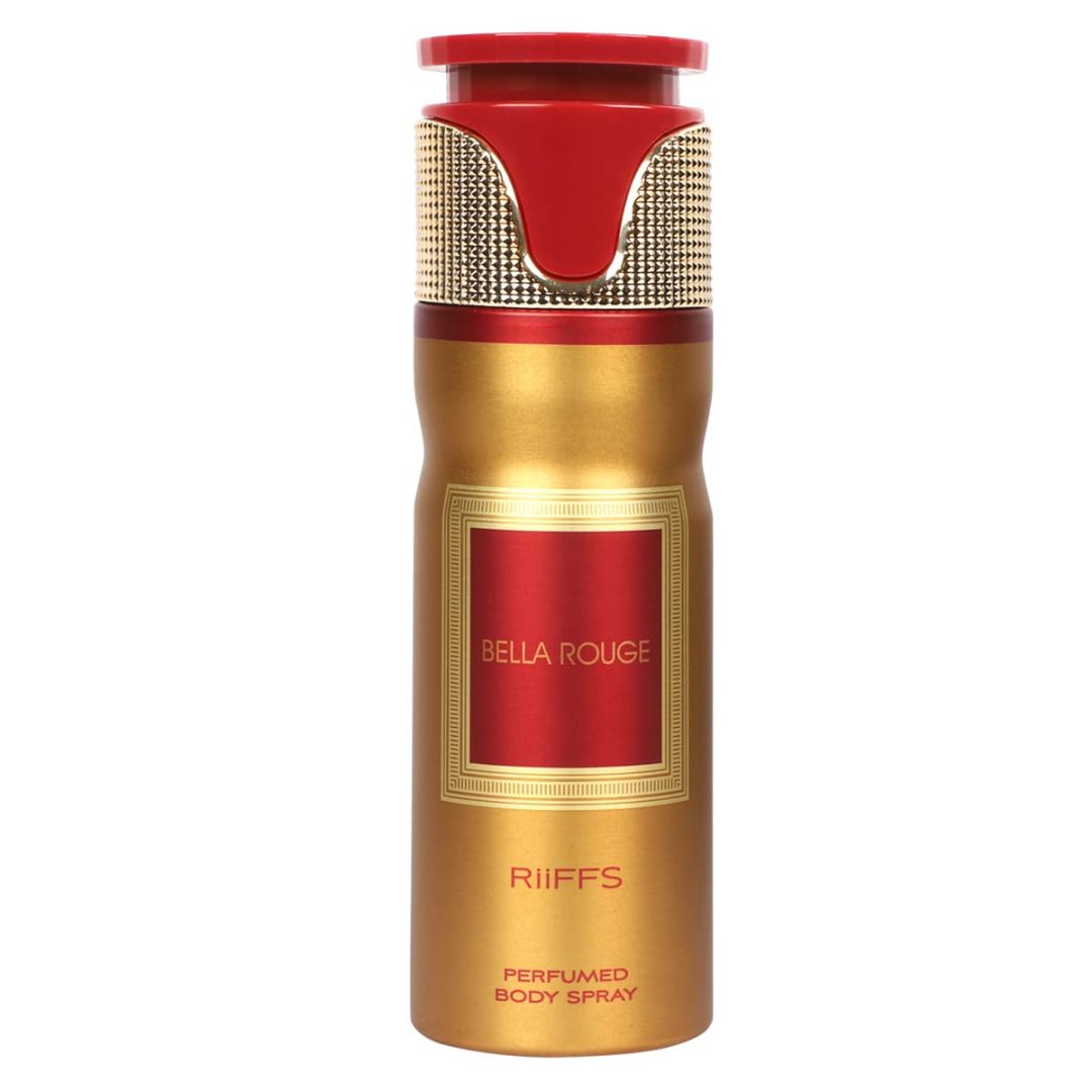 RiiFFS Bella Rouge Premium Deodorant, Fresh & Soothing Fragrance, Long Lasting Body Spray For Women, 200ml