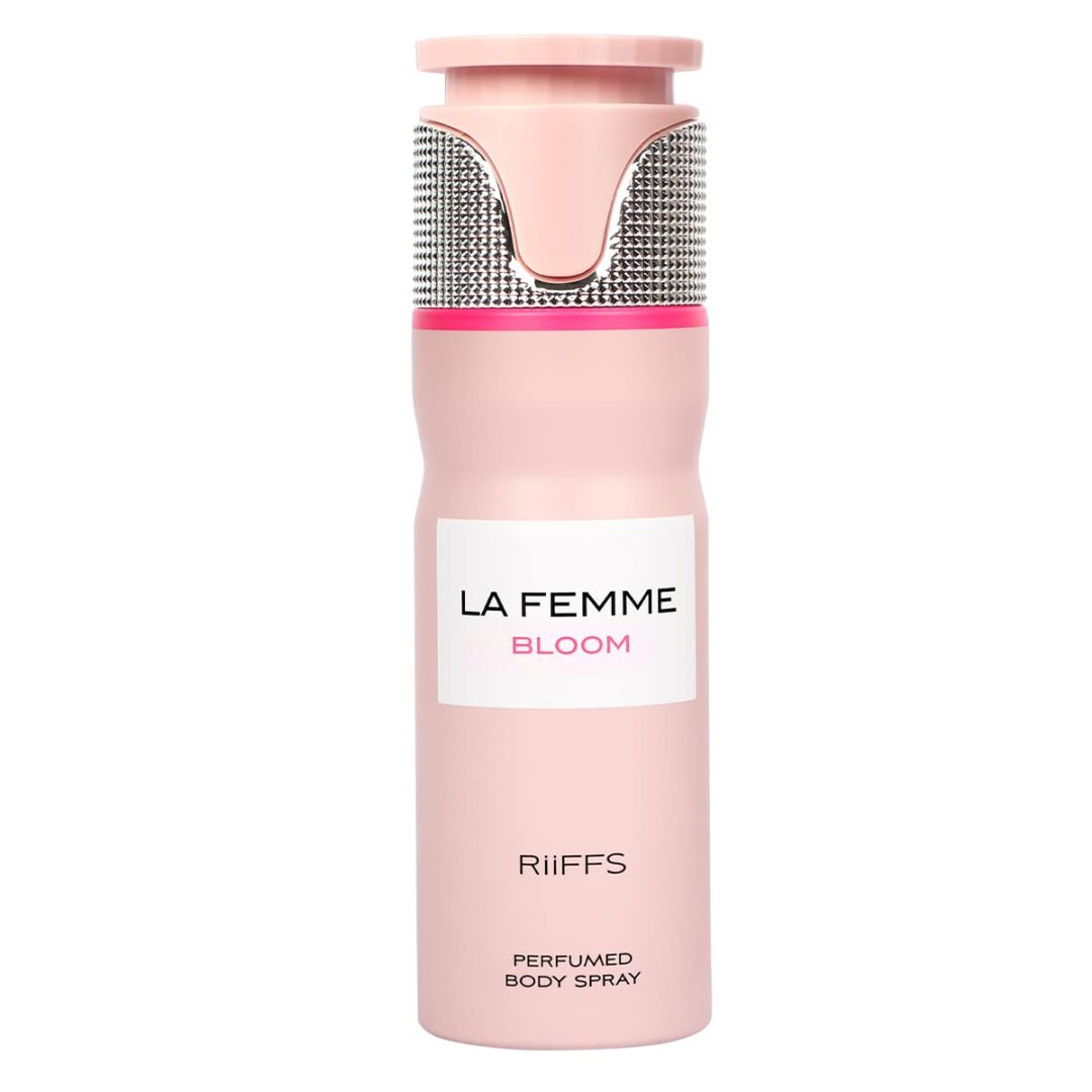 RiiFFS La Femme Bloom Premium Deodorant, Fresh & Soothing Fragrance, Long Lasting Body Spray For Women, 200m