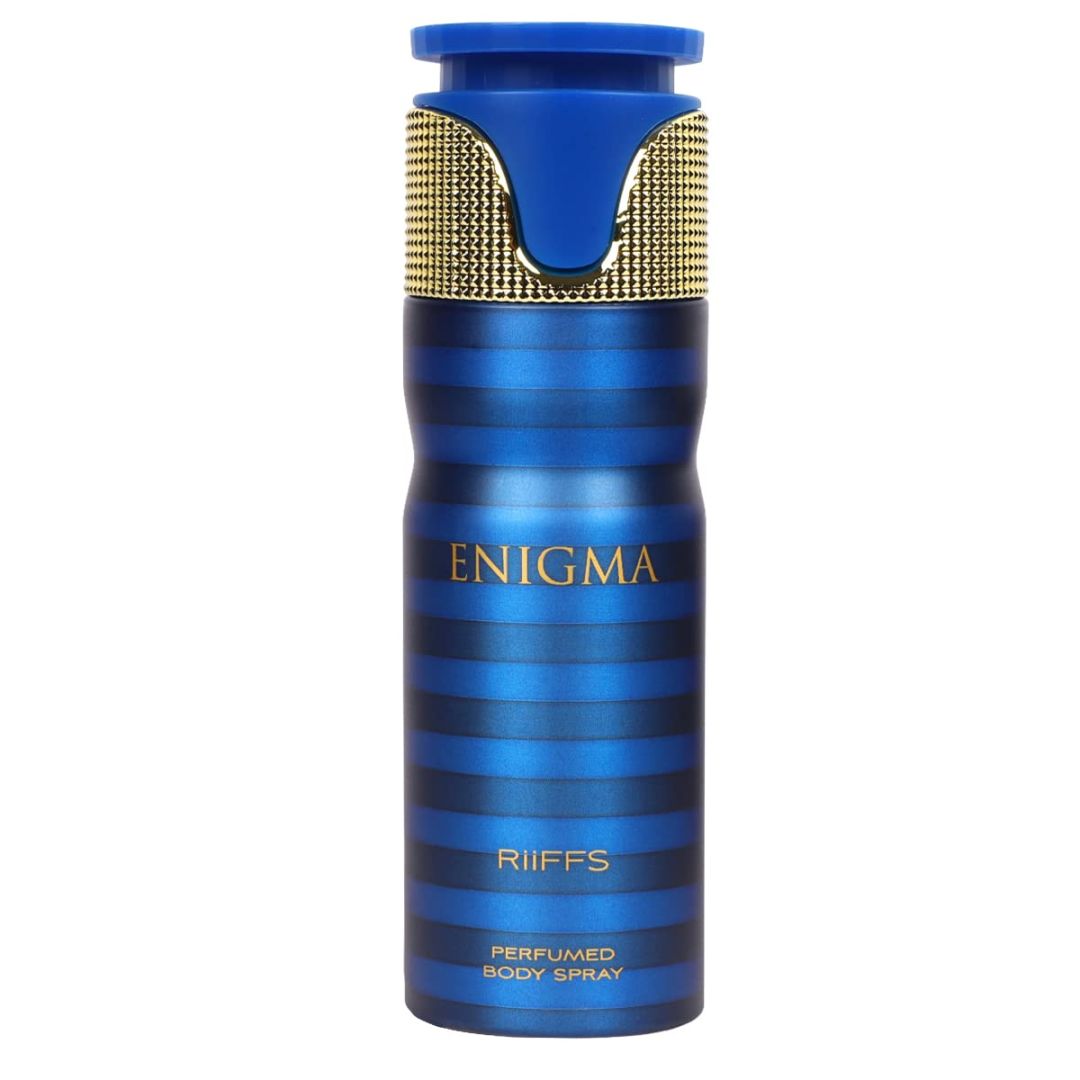 RiiFFS Enigma Premium Imported Deodorant, Fresh & Soothing Fragrance, Long Lasting Body Spray For Women, Made in UAE, 200ml