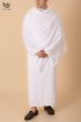 Premium Men’s White Ihram Set for Hajj and Umrah 2 Pcs (46” X 92”)