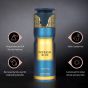RiiFFS Imperial Blue Premium Deodorant, Fresh & Soothing Fragrance, Long Lasting Body Spray For Men, 200ml
