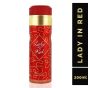 RiiFFS Lady In Red Premium Imported Deodorant, Fresh & Soothing Fragrance, Long Lasting Body Spray For Women, Made in UAE, 200ml