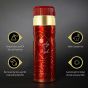 RiiFFS Lady In Red Premium Imported Deodorant, Fresh & Soothing Fragrance, Long Lasting Body Spray For Women, Made in UAE, 200ml