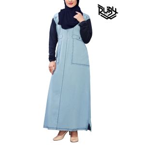 Denim Abaya 