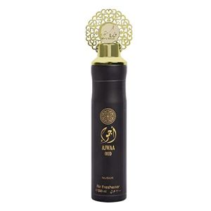 NUSUK Ajwaa Oud Air Room Freshener Spray for Home & Office, Long Lasting Fragrance 300 ml