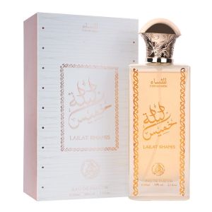 Al-Fakhr Lailat Khamis Long Lasting 100ml Women Perfume, Woody, Balsamic & Aromatic, Soothing Fragrance