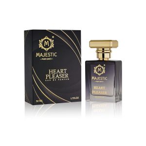 MAJESTIC PERFUMES Unisex Imported Long Lasting Luxury Perfume Spray Premium Refreshing Oud and Musk Fragrances Eau De Parfum for Men & Women (Heart Pleaser, 50ml.)