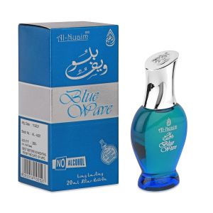 Al-Nuaim Heart Series |Blue Wave |Alcohol Free |Attar Roll On |Luxury Scent with Long Lasting Fragrance Men |20ml