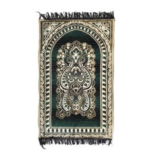 DARK GREEN MUSALLA/JANAMAZ/PRAYER MAT