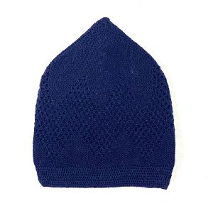 Turkey Sufi Knitting Cap Navy Blue