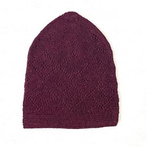 Turkey Sufi Knitting Cap Maroon