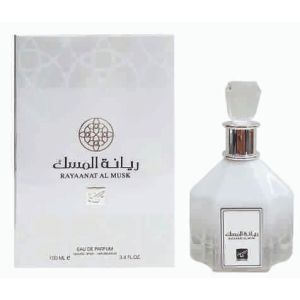 Rihanah Rayaanat Al Musk Eau De Parfum 100 ML (3.4. F.L. O.Z.), Unisex Perfume, Made In U.A.E.
