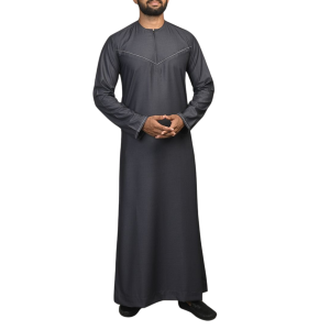 Dark Grey Emirati Thobe