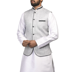 Grey Waistcoat/Nehru Jacket