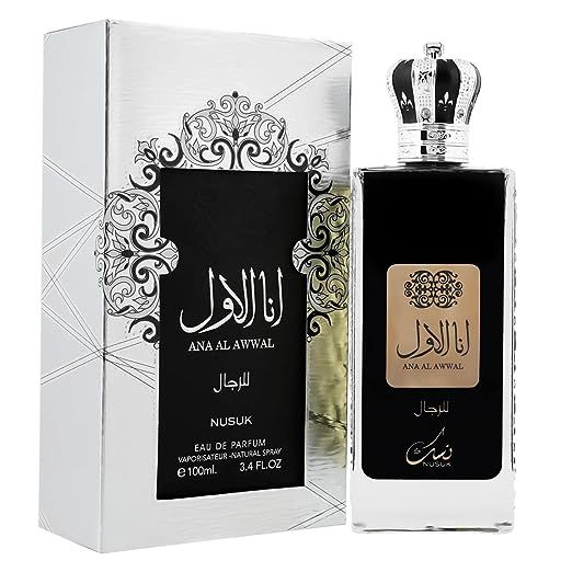 Nusuk Ana Al Awwal Eau De Parfum 100 ML (3.4. F.L. O.Z.), Unisex Perfume, Made In U.A.E.