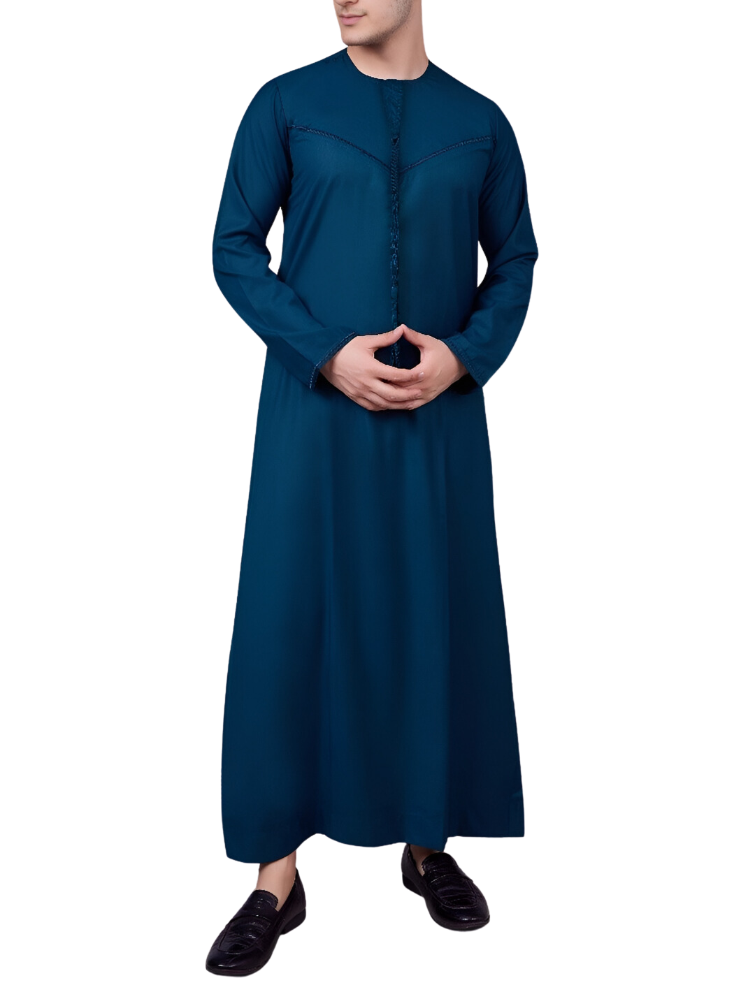 Peacock Blue Emirati Thobe