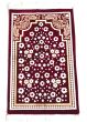 Luxury Velvet Islamic Prayer Rug / Janamaz / Musallah Maroon