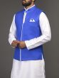 Royal Blue Waistcoat/Nehru Jacket