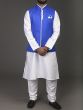 Royal Blue Waistcoat/Nehru Jacket