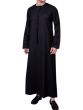 Black Emirati Thobe for Men