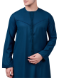 Peacock Blue Emirati Thobe