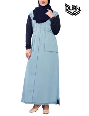 Denim Abaya 