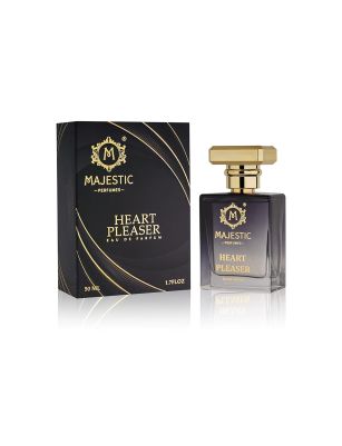 MAJESTIC PERFUMES Unisex Imported Long Lasting Luxury Perfume Spray Premium Refreshing Oud and Musk Fragrances Eau De Parfum for Men & Women (Heart Pleaser, 50ml.)