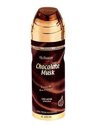 Al-Nuaim Long Lasting Attar Spray for Men, 200ml - Chocolate Musk