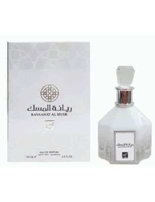 Rihanah Rayaanat Al Musk Eau De Parfum 100 ML (3.4. F.L. O.Z.), Unisex Perfume, Made In U.A.E.