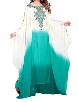 Kaftan in Georgette Fabric with Handwork