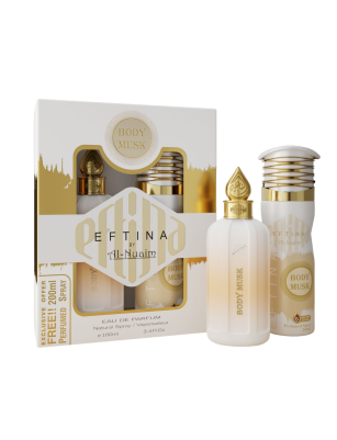 Eftina Body Musk Eau De Parfum 100ml + Free 200ml Perfumed Spray