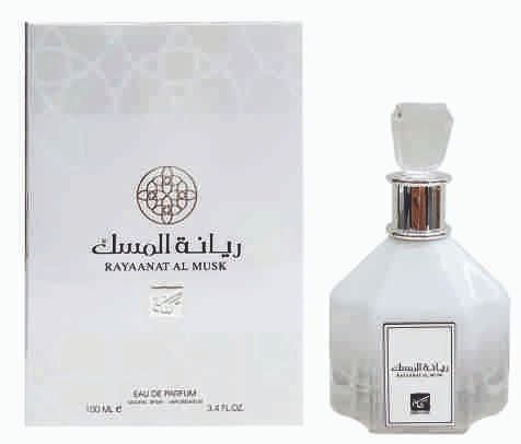 Rihanah Rayaanat Al Musk Eau De Parfum 100 ML (3.4. F.L. O.Z.), Unisex Perfume, Made In U.A.E.