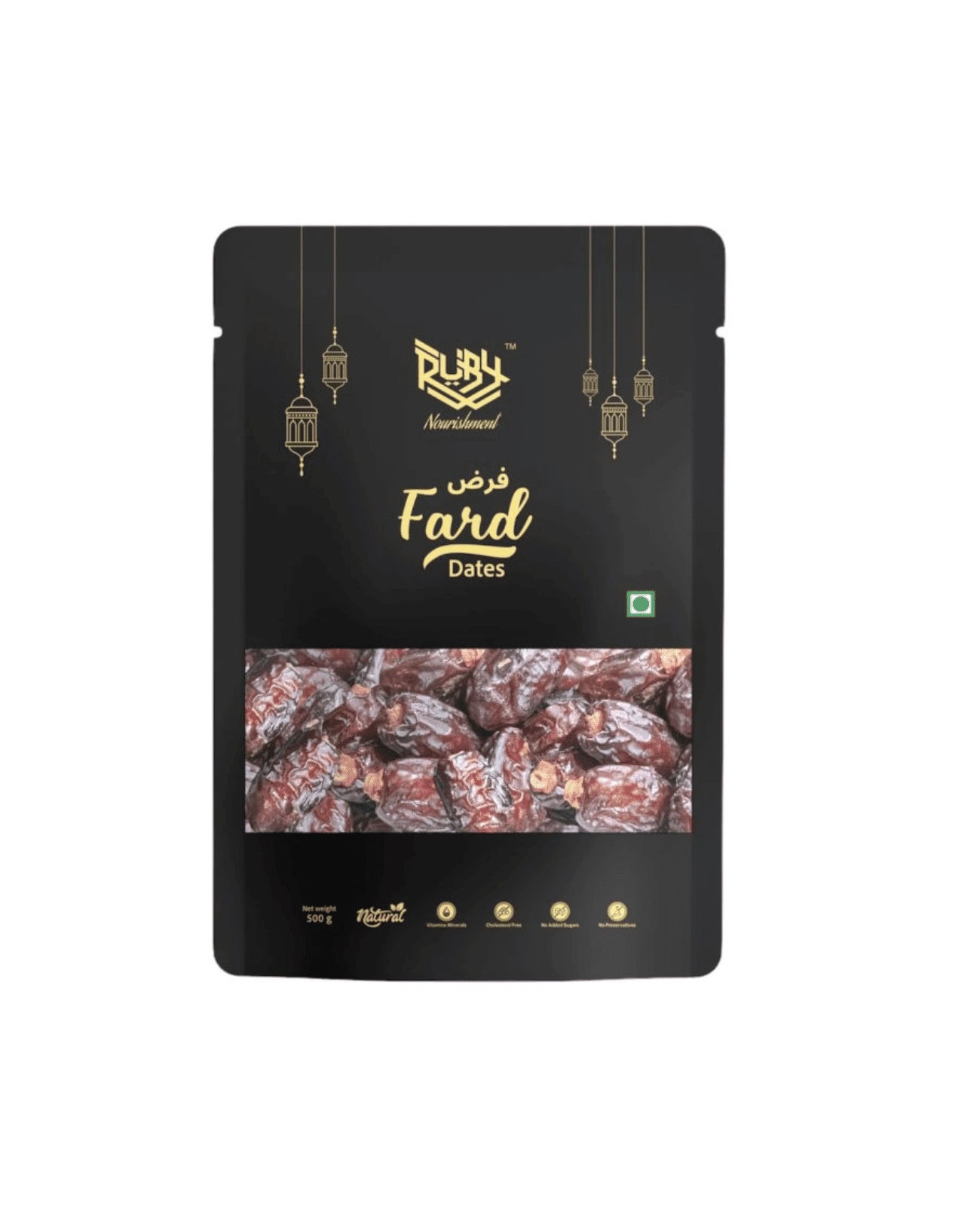 Premium Fard Dates – Pack of 2 (500 g × 2) | Firm Texture, Mild Natural Sweetness - Image 3 - Ruby Online