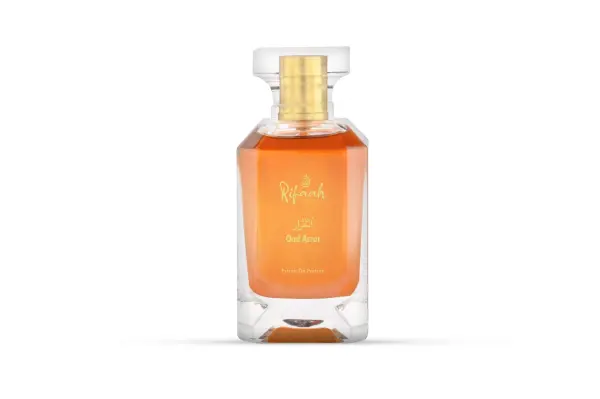 Rifaah Oud Asrar Extrait De Parfum 100ml – Luxury Amber Oud Fragrance in Crystal Glass Bottle - Image 5 - Ruby Online