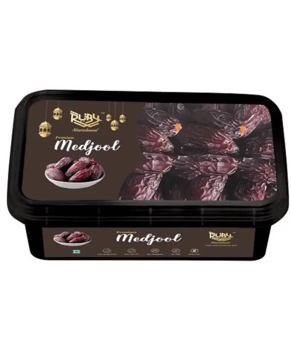 Premium Medjool Dates from Jordan – Jumbo Soft Texture, Naturally Sweet Caramel Flavor
