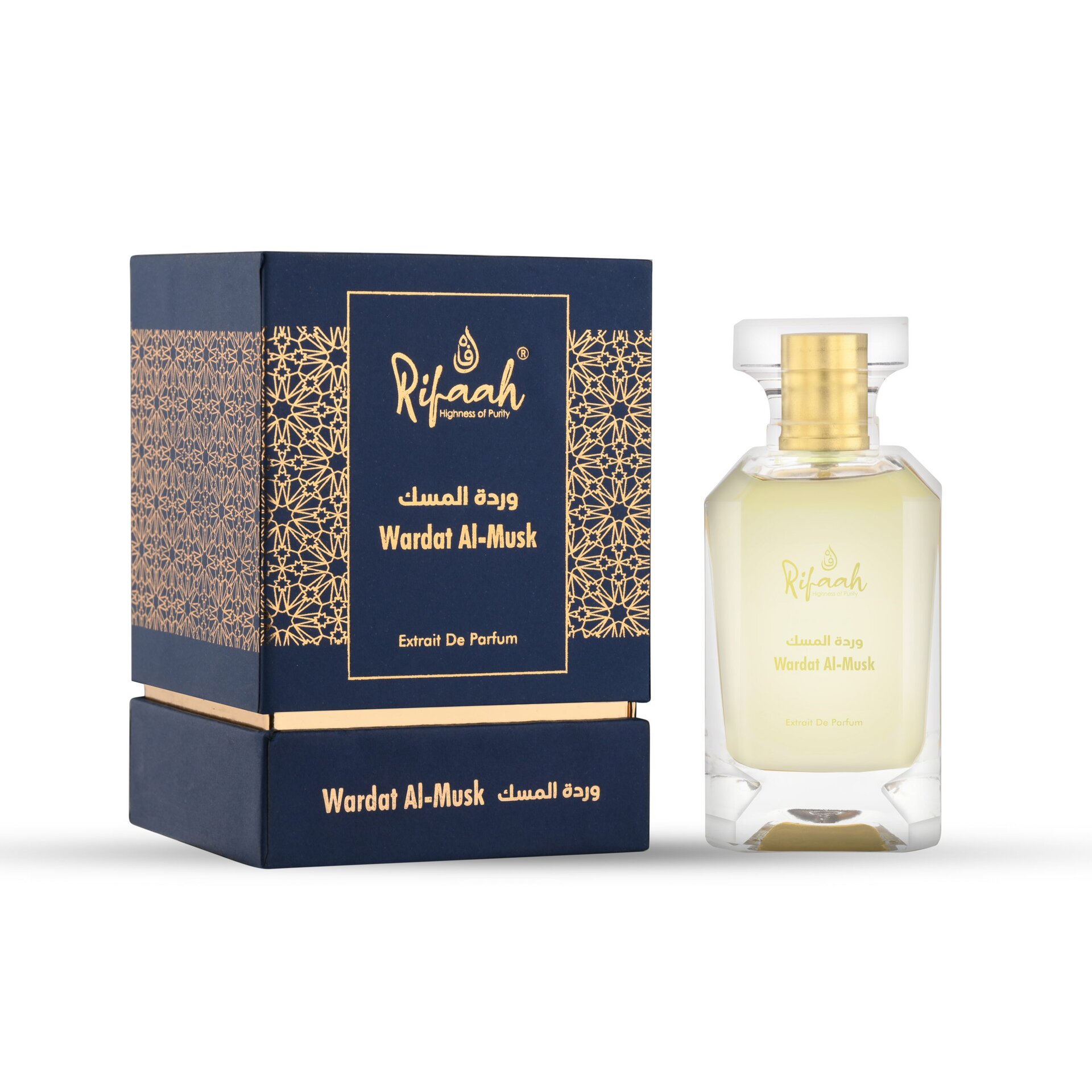 Rifaah Wardat Al-Musk Extrait de Parfum 100ml – Elegant Floral Musk Luxury Perfume in Crystal Glass Bottle - Image 9 - Ruby Online