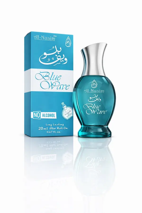Al Nuaim Blue Wave Premium Attar Roll-On 20ml – Alcohol Free Long Lasting Fresh Aqua Fragrance - Image 3 - Ruby Online