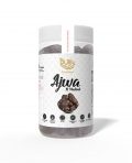 Ajwa Al Madinah premium dates in white jar packaging with nutrition label
