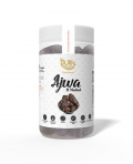 Ajwa Al Madinah premium dates in white jar packaging with nutrition label