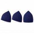 navy blue knitted islamic kufi prayer cap for men with diamond openwork breathable skull cap