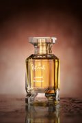 Rifaah Al-Samaawi extrait de parfum amber gold luxury perfume in crystal glass bottle