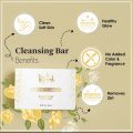 Rifaah hajj umrah kit with 3 in 1 cleanser spf 40 sunscreen and transparent cleansing bar white gold halal set