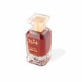 Rifaah Oud Al Khaas extrait de parfum ruby red bottle luxury oud perfume with gold detailing