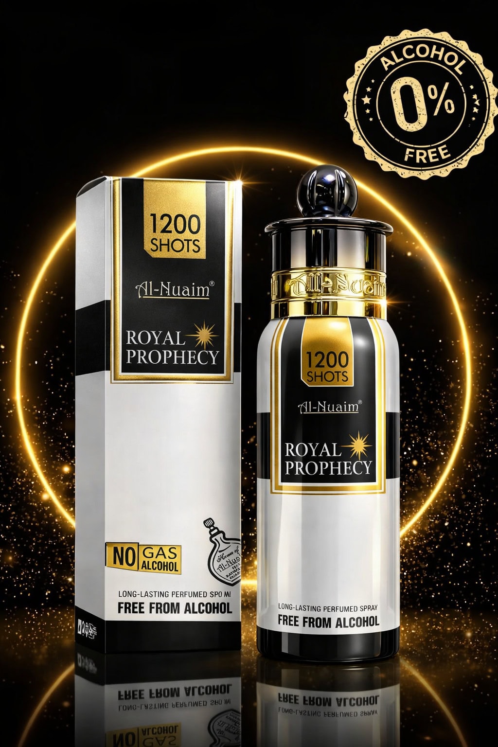 Al Nuaim Royal Prophecy 1200 Shots Perfumed Spray Al Nuaim Royal Prophecy perfume spray 1200 shots alcohol free long lasting fragrance